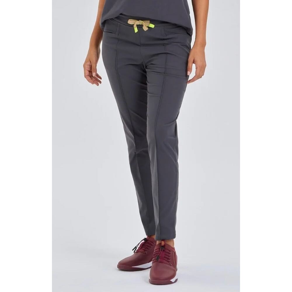 Medelita Women's Pixel Scrub Pants in Pewder Gray Color sz L